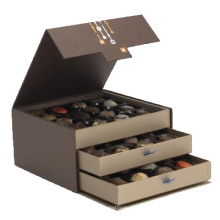 Boîte de luxe d&#39;emballage de chocolat de cadeau de papier de carton fait sur commande de multicouche
